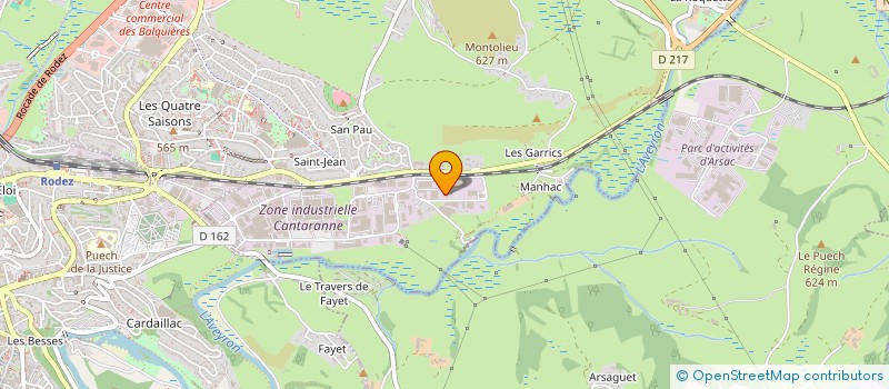 localisation de l'entreprise UNION DEP INTERPROF PROTEINES ALIMENTAIR à ONET-LE-CHATEAU