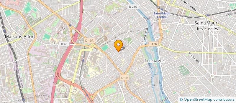 localisation de l'entreprise UNION DEP MAIS JEUNE CULT VAL DE MARNE  CRETEIL