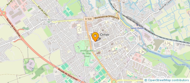 localisation de l'entreprise UNION DEP OFFICE TOURISM SYND INITIATIVE à SAINT-OMER