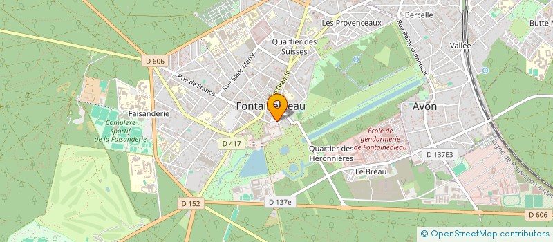 localisation de l'entreprise UNION DEP OFFICES TOUR SYNDICATS INITIAT  FONTAINEBLEAU