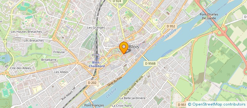 localisation de l'entreprise UNION DEP OFFICES TOURISME ET SYND INIT  BLOIS