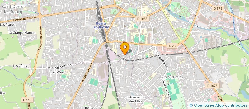 localisation de l'entreprise UNION DEP ORGANISMES GESTION ETS CATHOLI à BOURG-EN-BRESSE