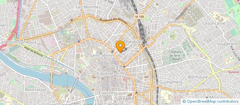 localisation de l'entreprise UNION DEP OT SI HTE GARONNE à TOULOUSE
