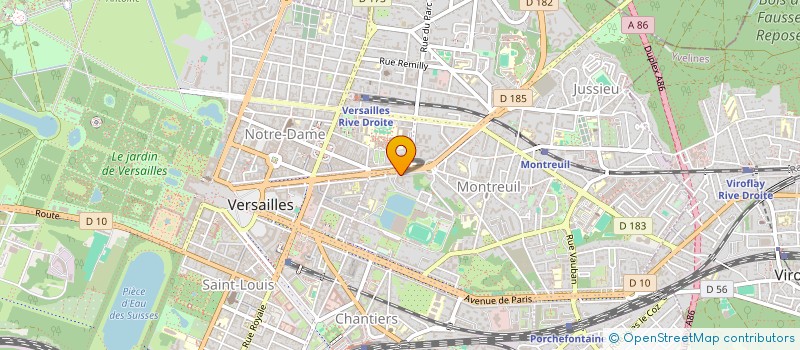 localisation de l'entreprise UNION DEP SAPEURS POMPIERS DES YVELINES à VERSAILLES