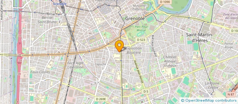localisation de l'entreprise UNION DEP SYNDICAT CONTROL LAITIER ISERE  GRENOBLE