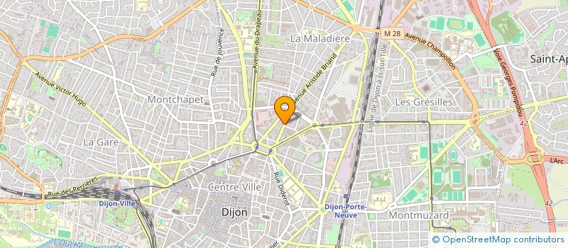 localisation de l'entreprise UNION DEP USAGERS CONSOMMAT à DIJON