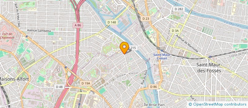 localisation de l'entreprise UNION DEP VAL MARNE CONFEDERAT GAL LOGEM à CRETEIL