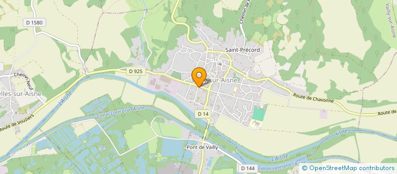 localisation de l'entreprise UNION DEPAR SAPEURS POMPIERS L'AISNE à LAON
