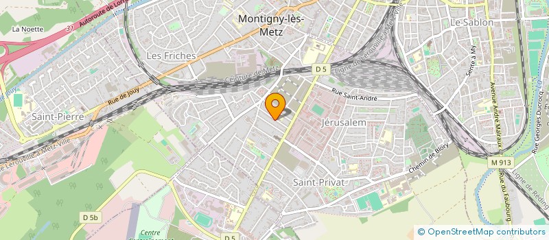 localisation de l'entreprise UNION DEPART ASS COMBATTANTS ET VICTIMES DE GUERRE MOSELLE à MONTIGNY-LES-METZ