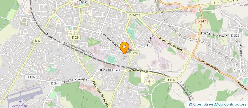localisation de l'entreprise UNION DEPART ASS PARENT ELEVE ENS LIBRE à DAX