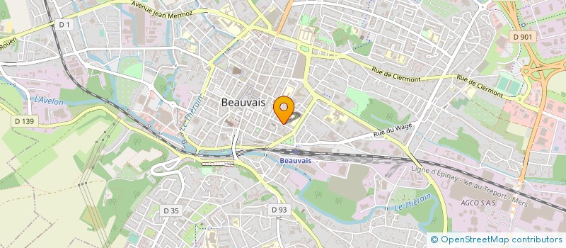 localisation de l'entreprise UNION DEPART ASS PARENTS ENS LIBRE OISE  BEAUVAIS