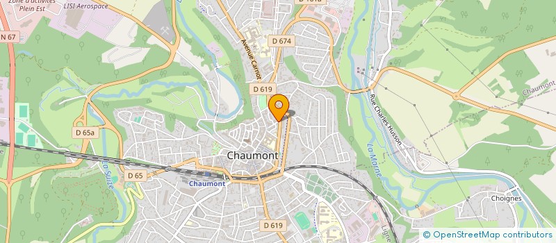 localisation de l'entreprise UNION DEPART ASSOC FAMILIAL HAUTE MARNE à CHAUMONT
