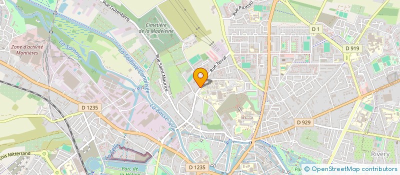 localisation de l'entreprise UNION DEPART DES DEMANDEURS D EMPLOI à AMIENS