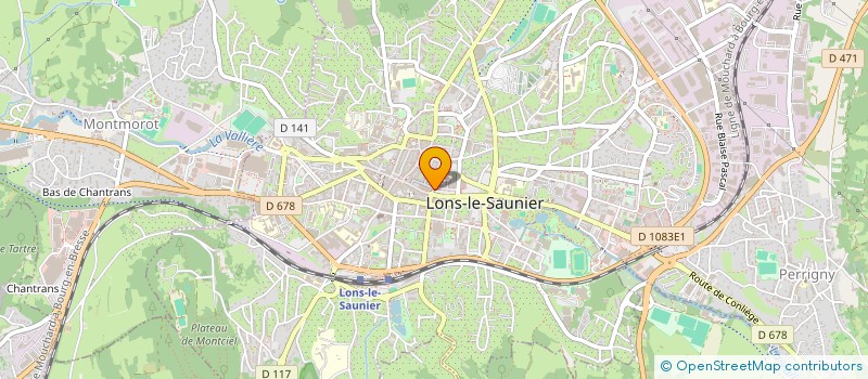 localisation de l'entreprise UNION DEPART DES OT ET SI JURA  LONS LE SAUNIER