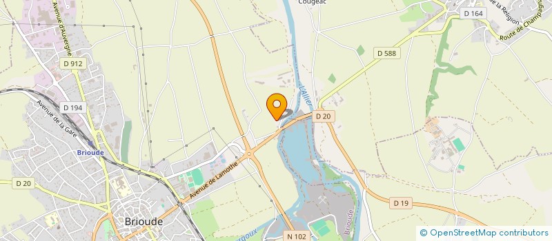 localisation de l'entreprise UNION DEPART DES PME DE HAUTE LOIRE  BRIOUDE