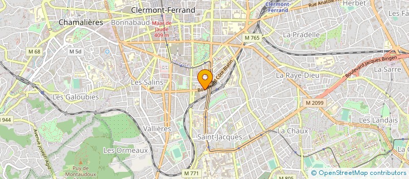 localisation de l'entreprise UNION DEPART ELUS SOCIALISTES  CLERMONT-FERRAND