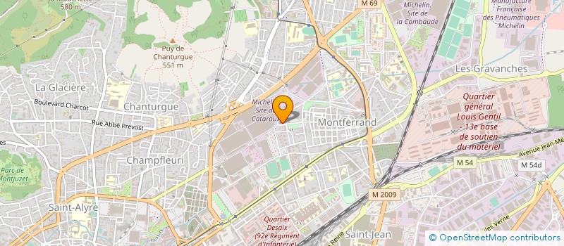 localisation de l'entreprise UNION DEPART OFFICE TOURISME SYND INITIA à CLERMONT-FERRAND