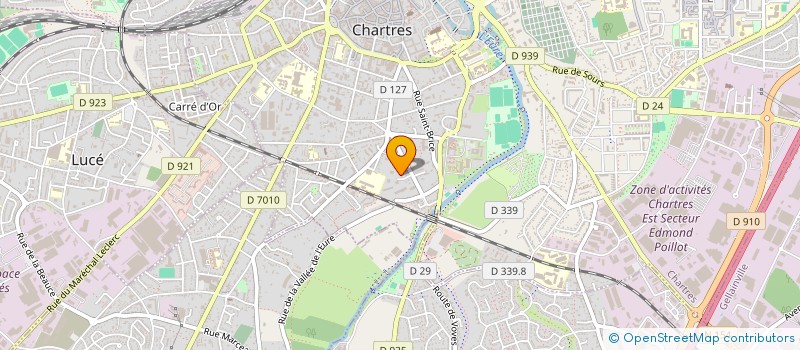 localisation de l'entreprise UNION DEPART. PREMIERS SECOURS E & L à CHARTRES