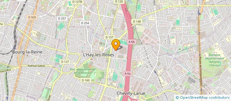 localisation de l'entreprise UNION DEPART PREMIERS SECOURS VAL MARNE  L'HAY-LES-ROSES