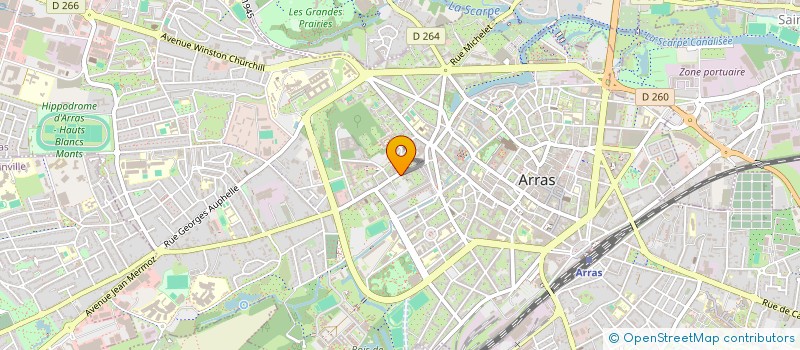 localisation de l'entreprise UNION DEPART SAPEUR POMP PDC à ARRAS