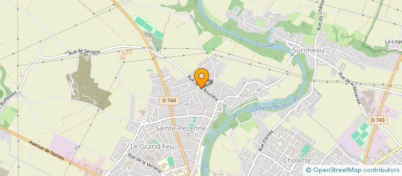 localisation de l'entreprise UNION DEPART SOC MUSICALES & CHORALES 79  NIORT