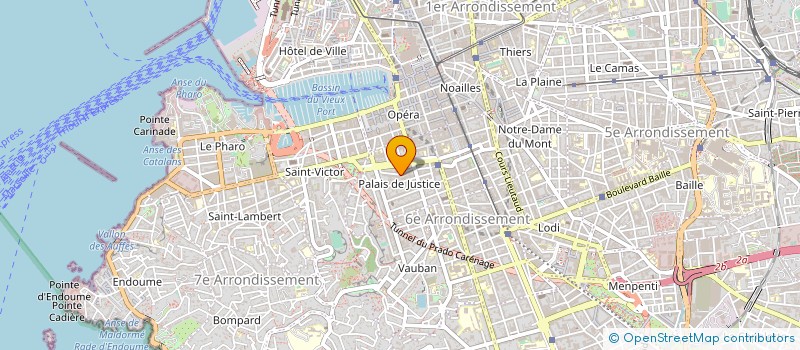 localisation de l'entreprise UNION DEPART SYNDIC INITIAT OFFIC TOURIS  MARSEILLE