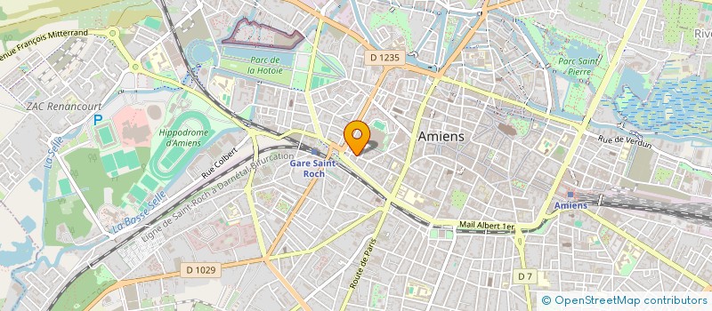 localisation de l'entreprise UNION DEPART SYNDICATS F O  AMIENS