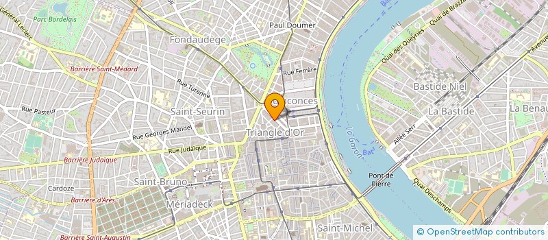 localisation de l'entreprise UNION DEPARTEMEN CADR SUD OUE à BORDEAUX