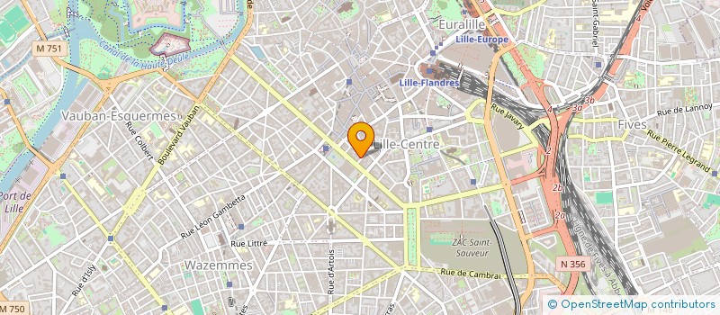 localisation de l'entreprise UNION DEPARTEMENT ASS FAMILIAL à LILLE