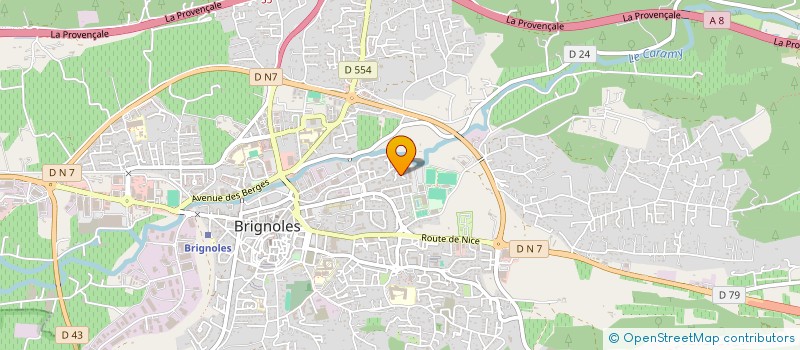 localisation de l'entreprise UNION DEPARTEMENT ASS PETITE ENFANCE à BRIGNOLES