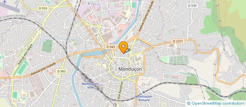 localisation de l'entreprise UNION DEPARTEMENT CFDT DE L'ALLIER à MONTLUCON