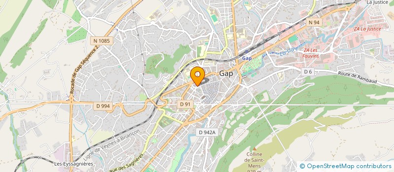 localisation de l'entreprise UNION DEPARTEMENT F O HTES ALP à GAP