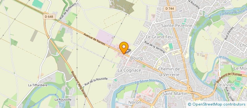localisation de l'entreprise UNION DEPARTEMENTALE ASS FAMILIALES à NIORT