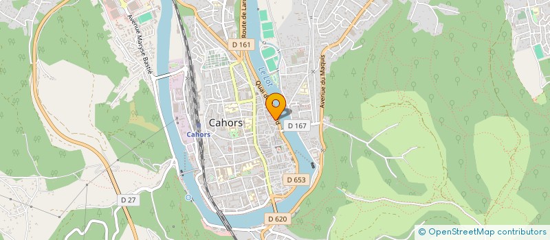 localisation de l'entreprise UNION DEPARTEMENTALE ASS FORMAT ANIMATIO  CAHORS