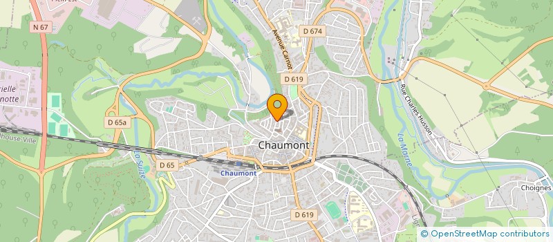 localisation de l'entreprise UNION DEPARTEMENTALE C G T à CHAUMONT