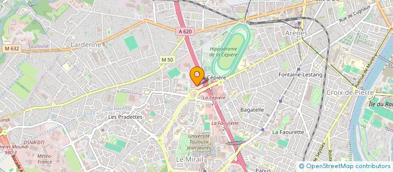 localisation de l'entreprise UNION DEPARTEMENTALE CFE-CGC DE LA HAUTE GARONNE à TOULOUSE