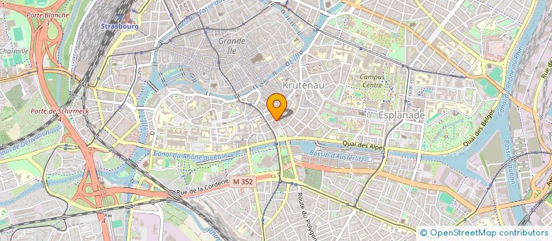 localisation de l'entreprise UNION DEPARTEMENTALE CFE-CGC DU BAS-RHIN à STRASBOURG