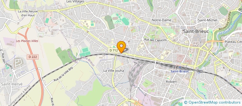 localisation de l'entreprise UNION DEPARTEMENTALE CFTC à SAINT-BRIEUC
