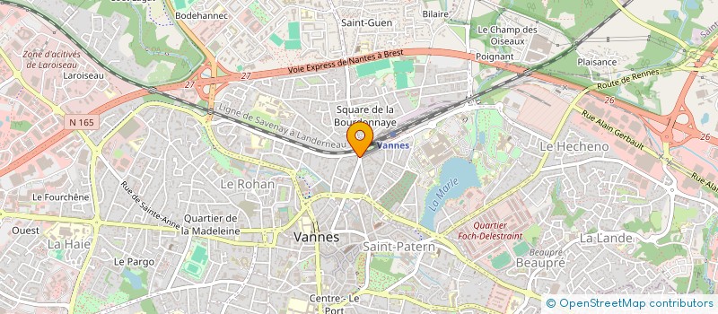 localisation de l'entreprise UNION DEPARTEMENTALE CFTC à VANNES
