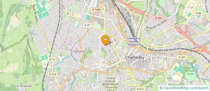 localisation de l'entreprise UNION DEPARTEMENTALE CFTC à CHAMBERY