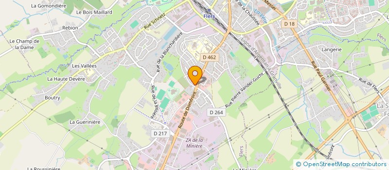 localisation de l'entreprise UNION DEPARTEMENTALE CFTC DE L'ORNE à FLERS