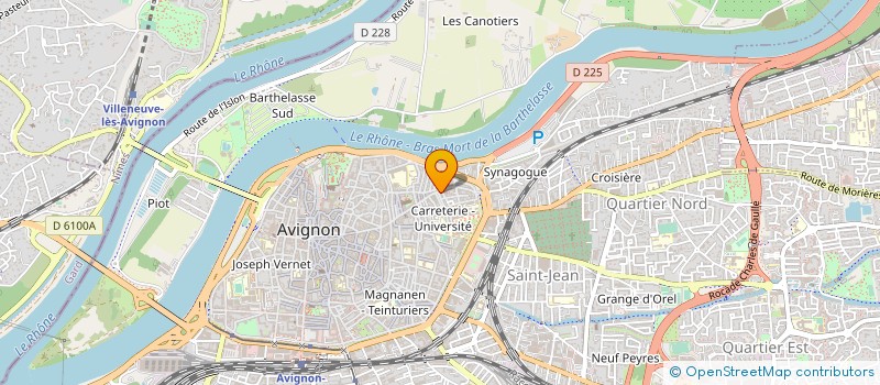 localisation de l'entreprise UNION DEPARTEMENTALE CFTC DU VAUVCLUSE  AVIGNON