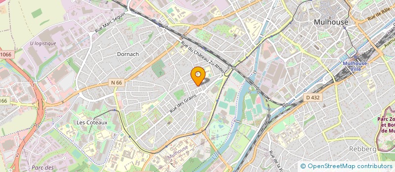 localisation de l'entreprise UNION DEPARTEMENTALE CGT à MULHOUSE