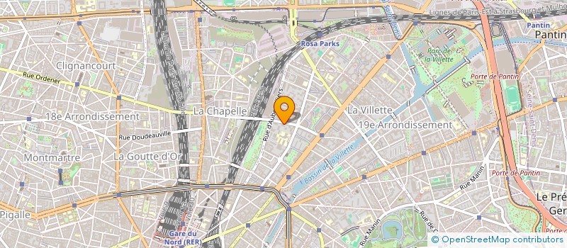 localisation de l'entreprise UNION DEPARTEMENTALE CSF DE PARIS  PARIS