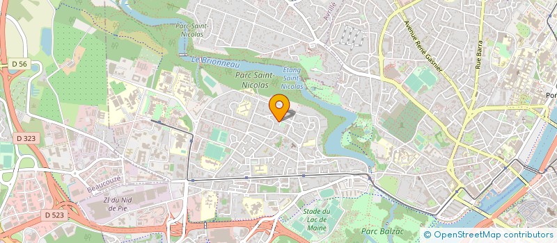 localisation de l'entreprise UNION DEPARTEMENTALE DE L AIDE DES SOINS ET DES SERVICES AUX DOMICILES à ANGERS