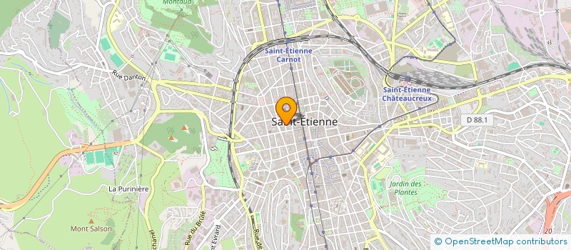 localisation de l'entreprise UNION DEPARTEMENTALE DE L'UNION FRANCAISE DES ASSOCIATIONS D'ANCIENS COMBATTANTS ET DES VICTIMES DE GUERRE DE LA LOIRE  SAINT-ETIENNE