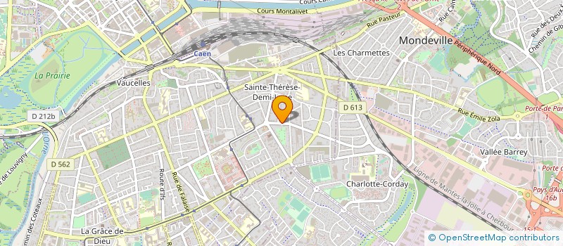 localisation de l'entreprise UNION DEPARTEMENTALE DE L'UNSA CALVADOS à CAEN