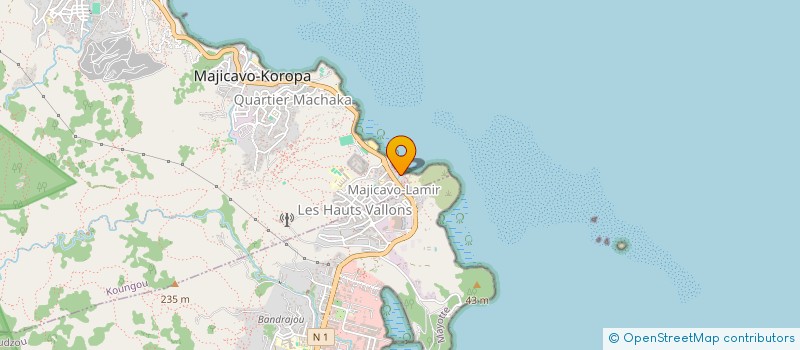 localisation de l'entreprise UNION DEPARTEMENTALE DE LA CONFEDERATION FRANCAISE DE L'ENCADREMENT - CGC DE MAYOTTE à MAMOUDZOU