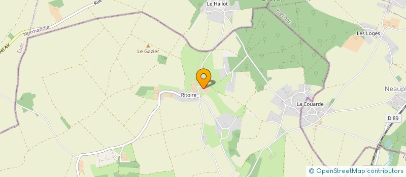 localisation de l'entreprise UNION DEPARTEMENTALE DE LA CONFEDERATION SYNDICALE DES FAMILLES D'EURE ET LOIR CFS28 -UD à GUAINVILLE