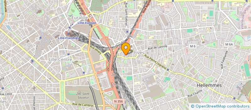 localisation de l'entreprise UNION DEPARTEMENTALE DE LA CONSOMMATION DU LOGEMENT ET DU CADRE DE VIE DU NORD à LILLE